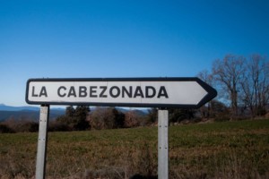 cartel nomenclátor La Cabezonada