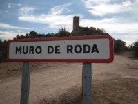 cartel nomenclátor Muro de Roda