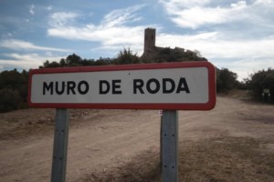 cartel nomenclátor Muro de Roda