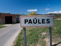 Cartel nomenclator Paúles de Sarsa