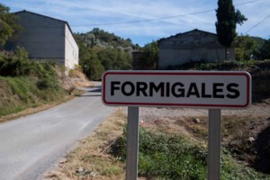 cartel nomenclátor Formigales