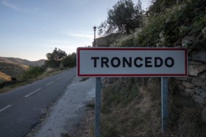 Cartel nomenclátor Troncedo