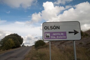 Foto Cartel nomenclátor Olsón