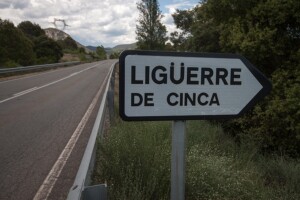 Foto Cartel nomenclátor Ligüerre de Cinca