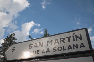 Foto Cartel nomenclátor San Martín de la Solana
