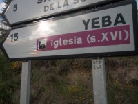 Foto Cartel nomenclátor Yeba