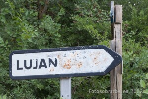 Cartel noménclator Luján
