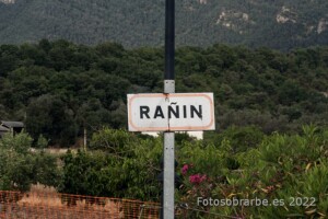 Cartel noménclator Rañín