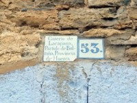 Cartel pueblo de Lacapana