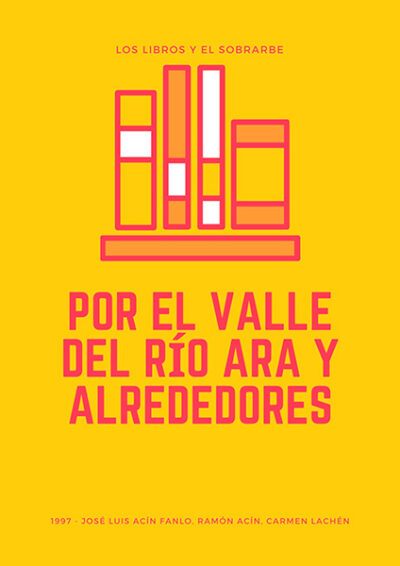 cartel libro por el valle del ara de 1997