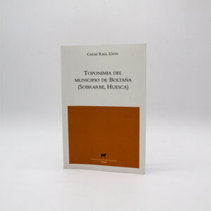 Libro Toponimia Boltana Portada