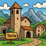 etiqueta municipio de Torla