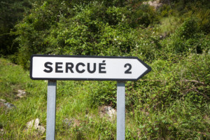 cartel nomenclátor Sercué