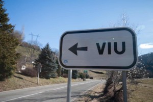cartel nomenclátor Viu de Linás