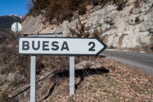 cartel nomenclátor Buesa