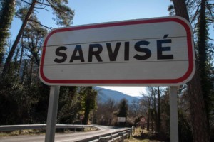 cartel nomenclátor Sarvisé