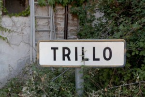 Cartel nomenclátor Trillo