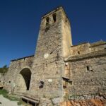 Foto Reloj solar de Tella en la Iglesia de San Martín de 2008