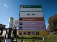 cartel nomenclátor Lecina