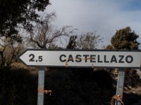 cartel nomenclátor Castellazo