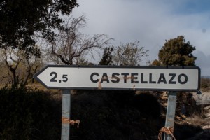 cartel nomenclátor Castellazo