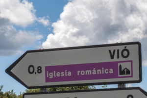cartel nomenclátor Vió